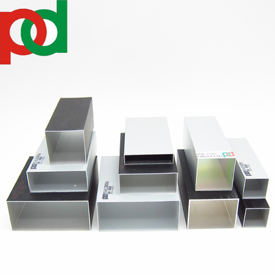 6063 T5 ống nhôm rỗng hình chữ nhật nhôm hình vuông ống nhôm góc