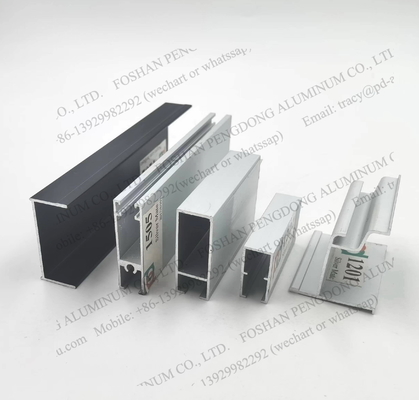 Cấu hình cửa nhôm Anodized 0,15mm 6063 Series T5 Temper