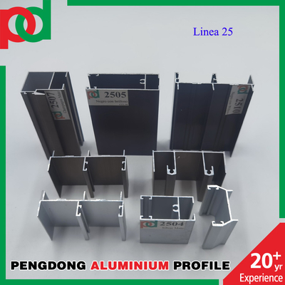 Hồ sơ nhôm T5 dài 5,8 mét được sơn tĩnh điện cho cửa sổ và cửa ra vào