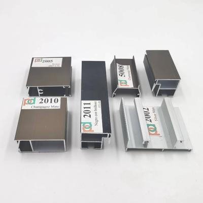 Hồ sơ cửa sổ nhôm dài 6 mét được anodized cho dòng L20 của Bolivia và Chile