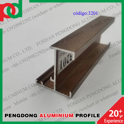Cấu hình nhôm hoàn thiện bằng gỗ cường độ 0,15mm T5 cho dòng Bolivia L20 L25 L32 L5000