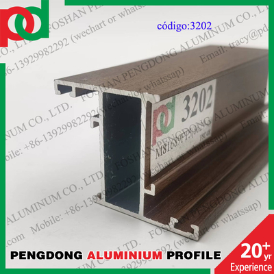 Cấu hình nhôm hoàn thiện bằng gỗ cường độ 0,15mm T5 cho dòng Bolivia L20 L25 L32 L5000