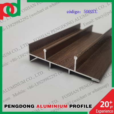 Cấu hình nhôm hoàn thiện bằng gỗ cường độ 0,15mm T5 cho dòng Bolivia L20 L25 L32 L5000