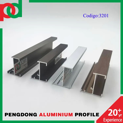 Cấu hình cửa sổ nhôm OEM Shape 6063 Chiều dài tùy chỉnh