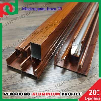 L20 và L25 màu sắc phổ biến Profiles nhôm cho cửa sổ và cửa