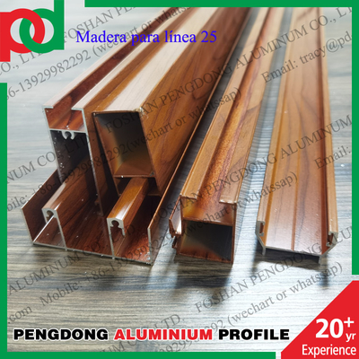 L20 và L25 màu sắc phổ biến Profiles nhôm cho cửa sổ và cửa