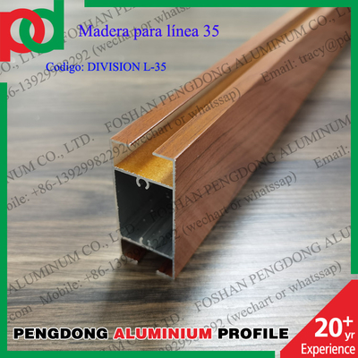 L20 và L25 màu sắc phổ biến Profiles nhôm cho cửa sổ và cửa