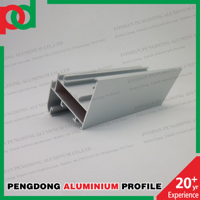 Hồ sơ nhôm Extrusion Casement cửa sổ cửa sổ ống vuông tùy chỉnh Anodizing Champagne Cho thị trường Ethiopia