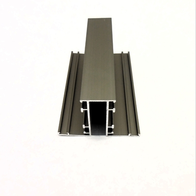 Hồ sơ nhôm Extrusion Casement cửa sổ cửa sổ ống vuông tùy chỉnh Anodizing Champagne Cho thị trường Ethiopia