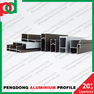 T5 Profile Extrusion nhôm nóng cho cửa sổ trượt trong mọi màu sắc hạt gỗ