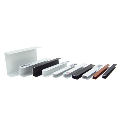 U Channel Groove Profiles Aluminium cho cửa sổ và cửa ra vào và đồ nội thất