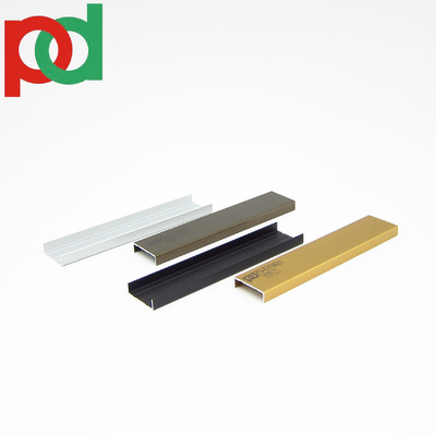 Mảng hồ sơ nhôm phẳng cao cấp cho đồ nội thất của Jalador Of Wardrobe Grade 6000 Series Made In To South America Melamine