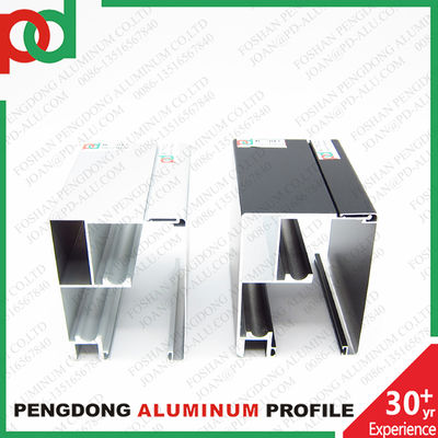 6000 Series Aluminum Sliding Door Profile T5 Temper ±1% Tolerance