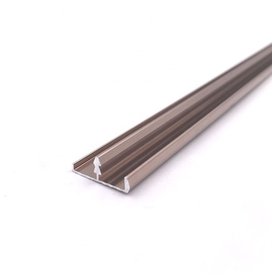 16.3mm T Shape nhôm hình vuông viền trang trí Đánh bóng Khuôn mẫu