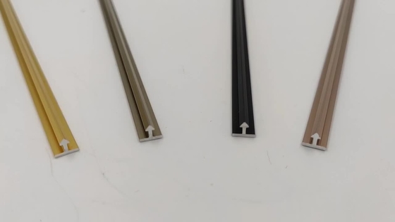 6mm T Hình dạng nhôm Trim đùn bạc Dung sai anot hóa 0,12mm