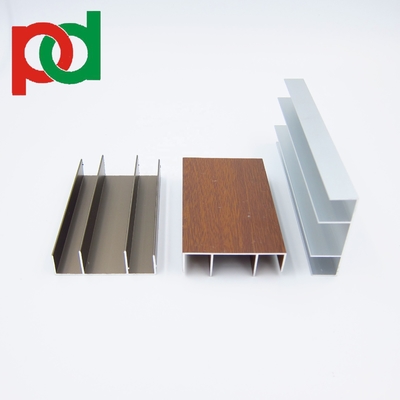 6063 T5 Hồ sơ nhôm hình chữ nhật Cửa sổ nhôm ép đùn