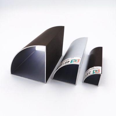Ống nhôm vuông tròn góc tròn Hồ sơ nhôm sơn tĩnh điện 25x25