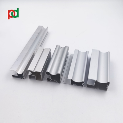 Hồ sơ nhôm Sơn tĩnh điện tủ quần áo OEM cho cửa trượt dọc