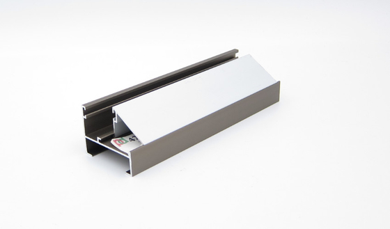 Linea 42 6063 T6 Hồ sơ cửa sổ vỏ nhôm màu bạc Sơn tĩnh điện