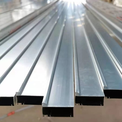 Cách âm T5 6063 Bếp nhôm định hình Đánh bóng màu bạc