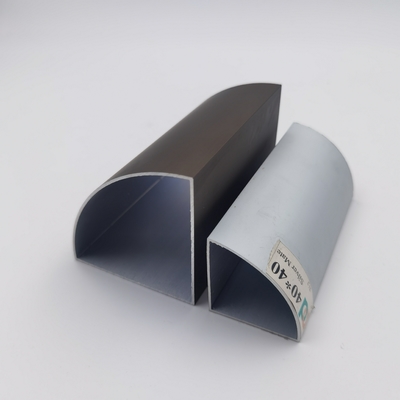 Ống nhôm vuông tròn góc tròn Hồ sơ nhôm sơn tĩnh điện 25x25