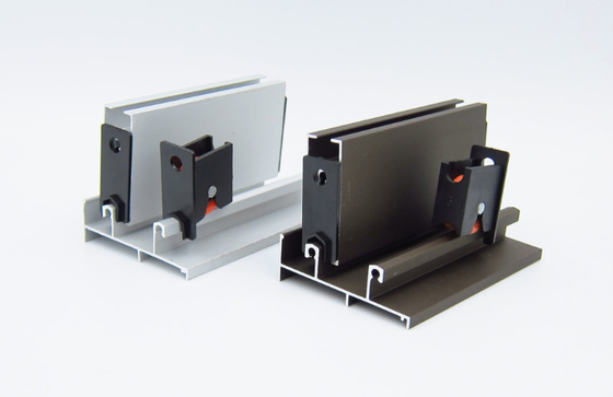 Kích thước tùy chỉnh Phụ kiện hồ sơ nhôm 100 * 100 Con lăn phần cứng