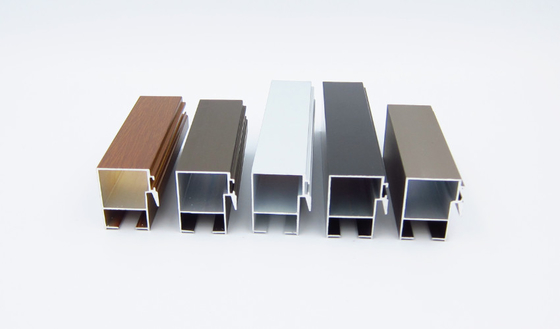 Lockstyle nhôm ép đùn hình chữ nhật Anodising cho cửa sổ trượt 2507