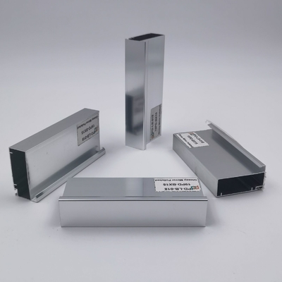 Hồ sơ tủ bếp nhôm T5 6063 Đánh bóng bạc sáng