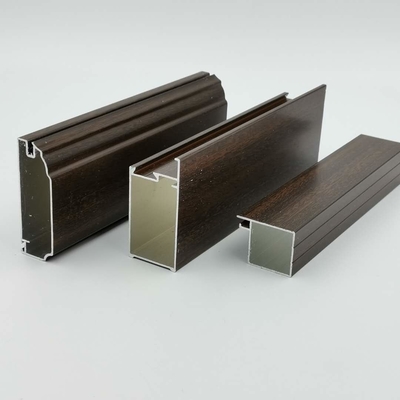 Israel 6063 T5 Hồ sơ cửa tủ nhôm tùy chỉnh 1,2mm sơn tĩnh điện dày