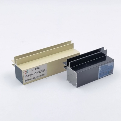 Hồ sơ tay cầm nhôm 6063 T5 hạt gỗ cho tủ bếp