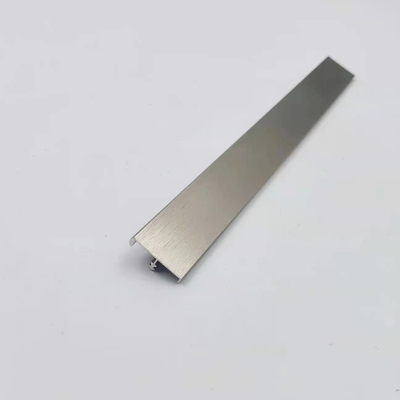 Hình dạng chữ T 18,6mm Đùn nhôm trang trí Hồ sơ viền trang trí