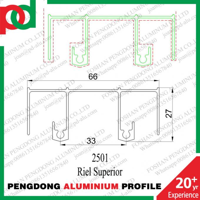 Factory Good Sale Chile Hàng loạt Nhôm Profile For Window And Door