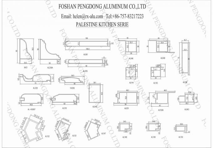 Cheap price Nhôm extrusion profile for Israel