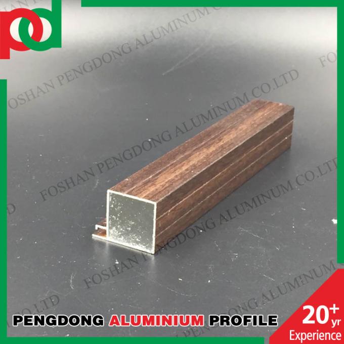Wood Grain Nhôm profile for kitchen cabinet