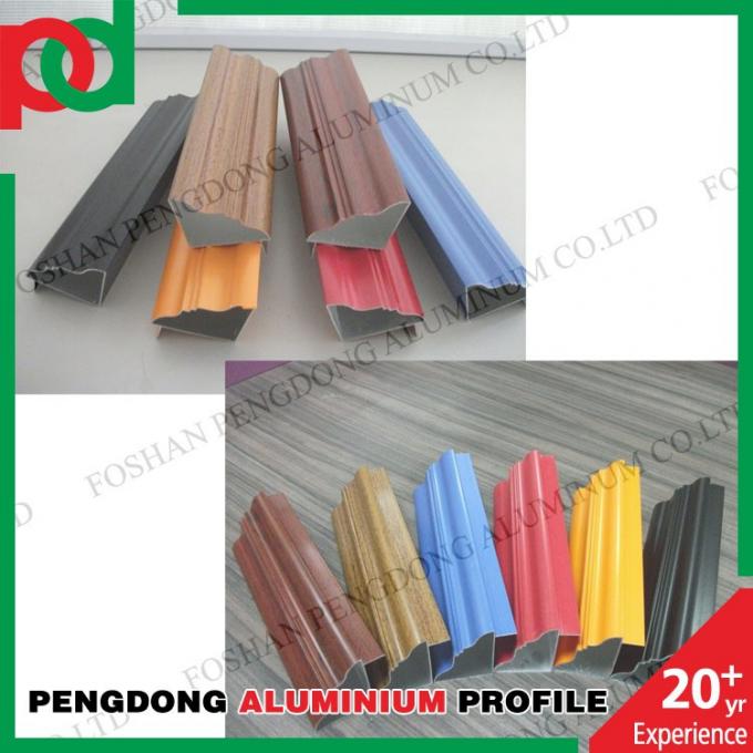 Wood Grain Nhôm profile for kitchen cabinet
