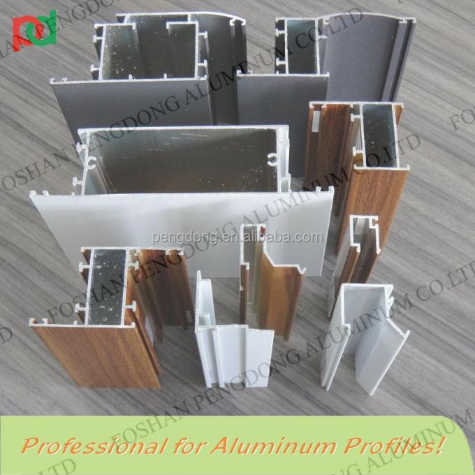 Wood Grain Nhôm Profile for window and door