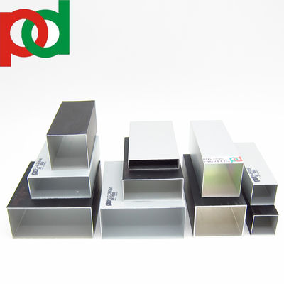 Giá tốt 6063 T5 ống nhôm rỗng hình chữ nhật nhôm hình vuông ống nhôm góc trực tuyến