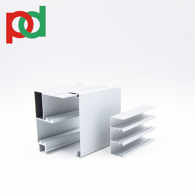 Giá tốt Cửa cửa hàng văn phòng cửa hàng bán hàng kính đậm đặc trưng nhôm cửa trượt đường sắt đôi trực tuyến